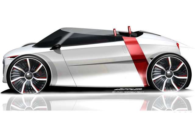 Hajborzolóként is jön az Audi Urban Concept