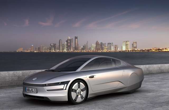 Egyszemélyes VW villanyjármű Frankfurtban