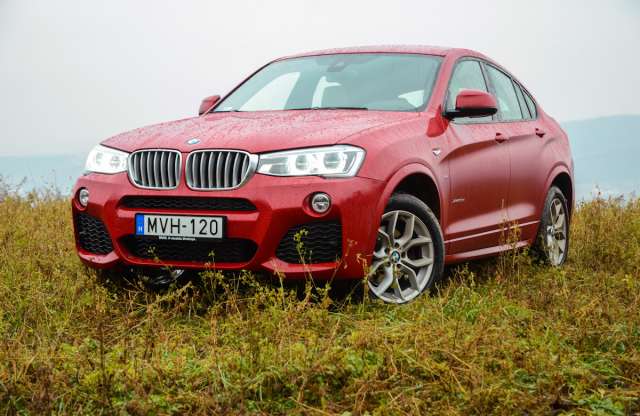 Dögös vörös bömös - BMW X4 30d teszt