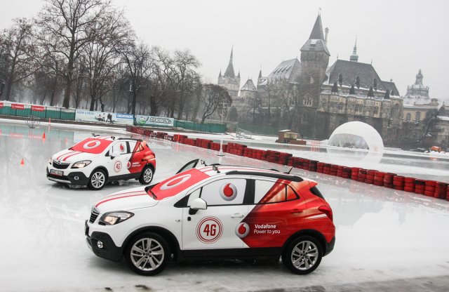 Vakon vezettem a jégen